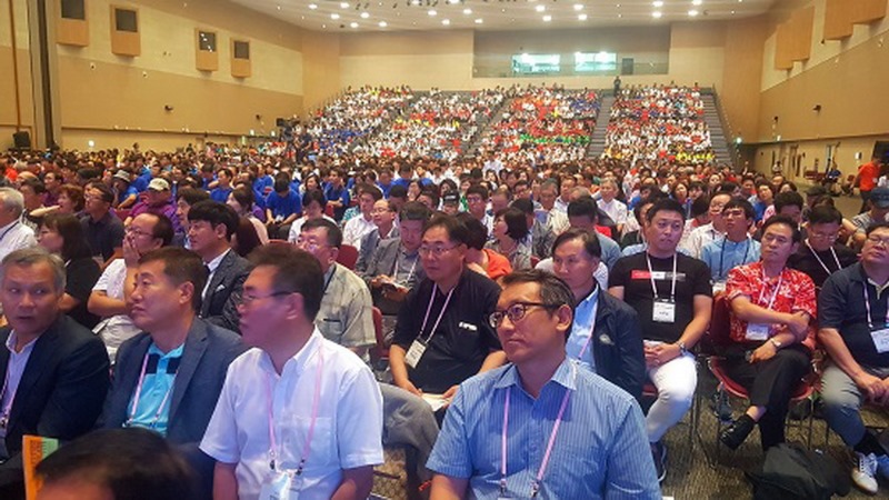 ▲ 제45차 한국대회에는 국내외 3천여 명의 크리스천 기업가들이 참석했다.ⓒ데일리굿뉴스.jpg