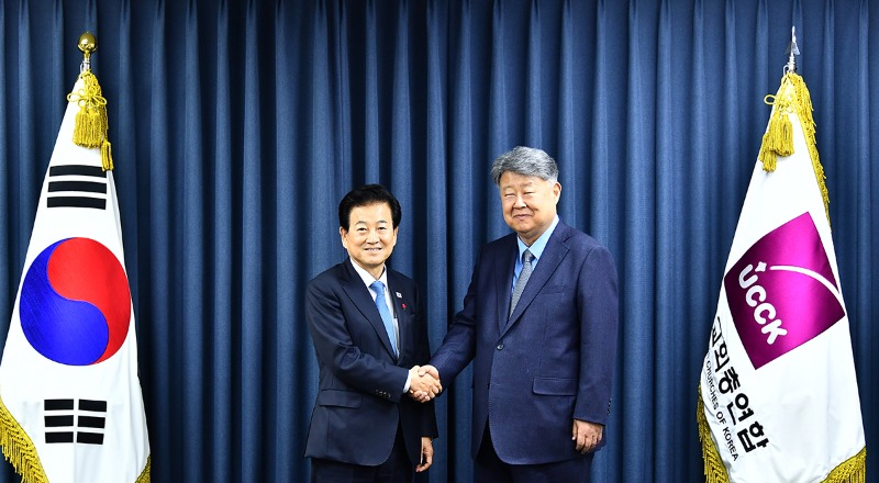 정동영 통일부 장관 한교총 내방.JPG